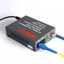 Bộ Convert Chuyển Đổi Quang Điện Khuếch Đại Tín Hiệu Dây Quang Sang Lan RJ45 NetLink HTB-3100 A/B 100Mbps 1 Sợi 1 Cổng L