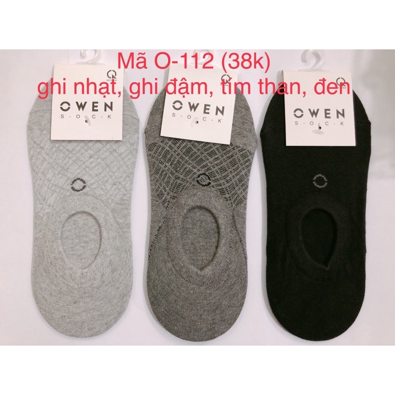 Tất OWEN 100% cotton 38k