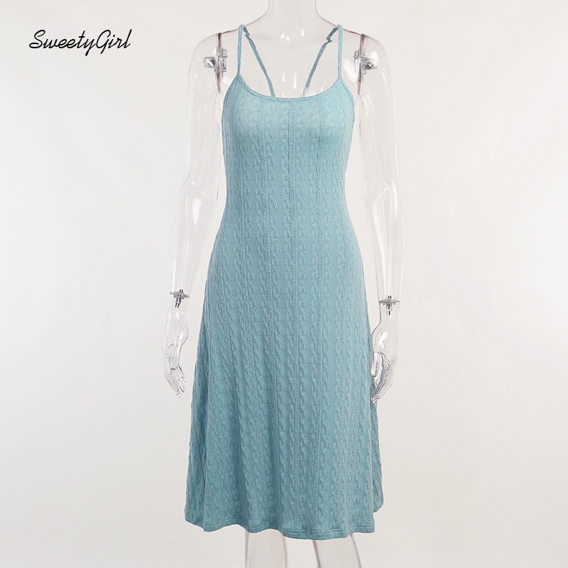 Đầm Ôm Không Tay Cổ Tròn Màu Trơn Quyến Rũ Dành Cho Nữ 2022