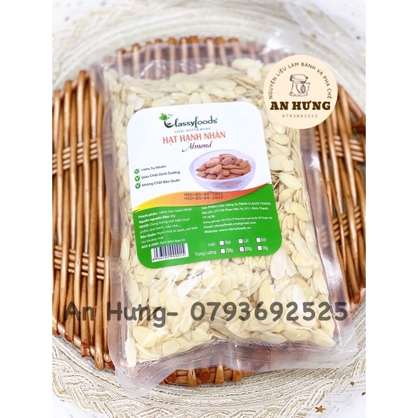 HẠNH NHÂN LÁT LÀM BÁNH