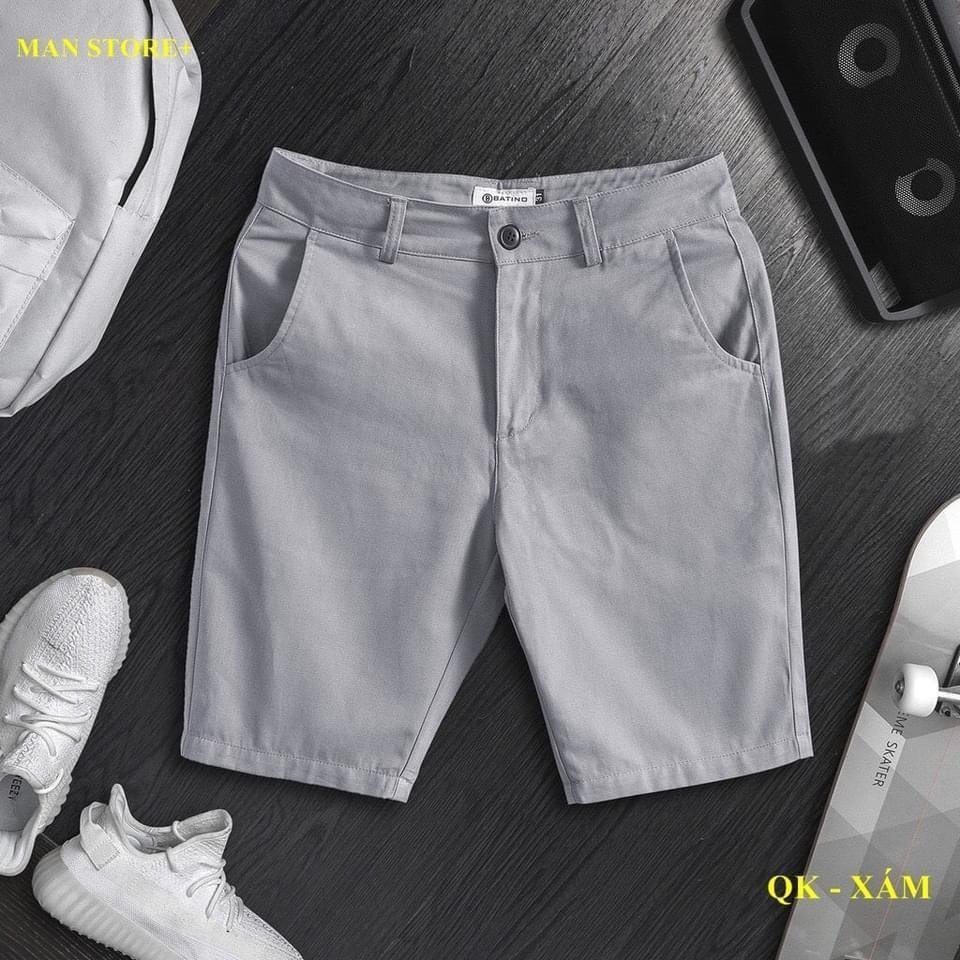 Quần Short Kaki Nam Cạp Dày Dặn Mềm Mịn Co Giãn Phong Cách Trẻ Trung Năng Động - QA06