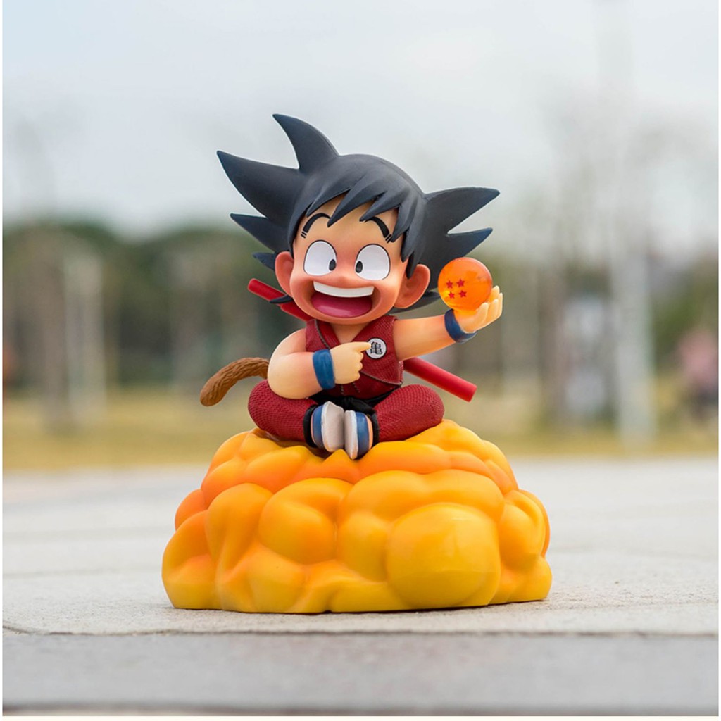 Mô hình Dragonballz Goku Kid ngồi cân đẩu vân tay cầm ngọc rồng