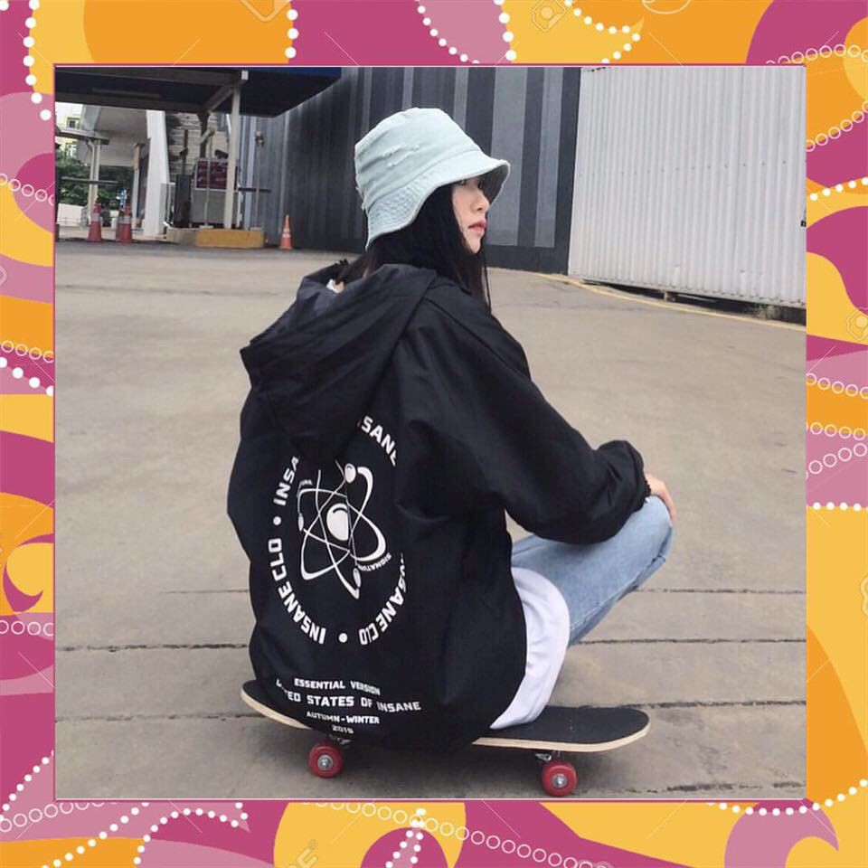 Áo Khoác Dù In Biểu Tượng Insane-Clo Đẹp
