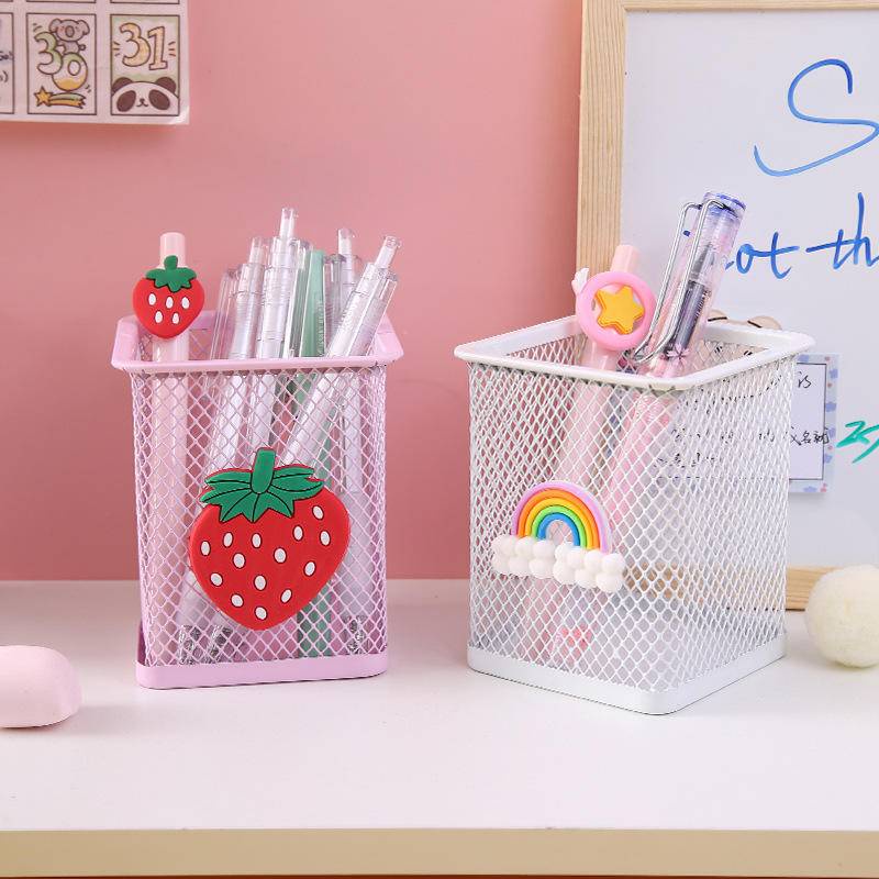 ⭐ iLado ⭐ Hộp bút trong suốt Ống đựng bút thùng đựng hàng hộp văn phòng phẩm lưới hộp đựng bút trong s hộp bút trong kệ văn phòng phẩm để bàn kệ đựng văn phòng phẩm hộp nhựa đựng