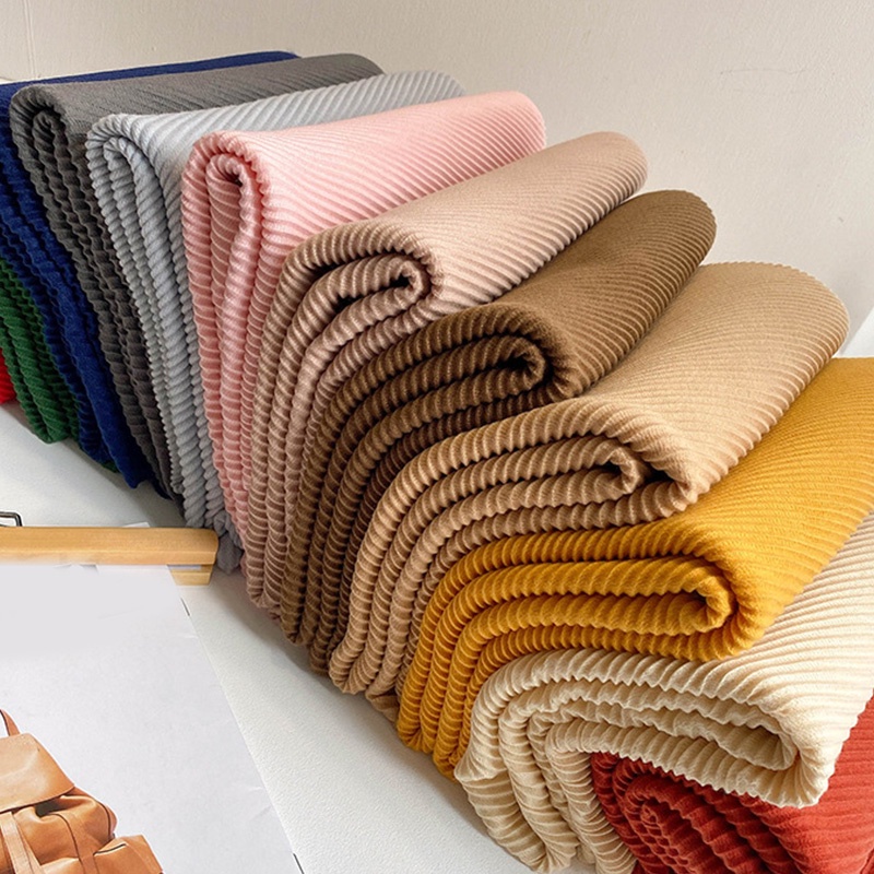 Khăn Choàng Cotton Linen Trơn Màu Cỡ Lớn 200 * 70cm
