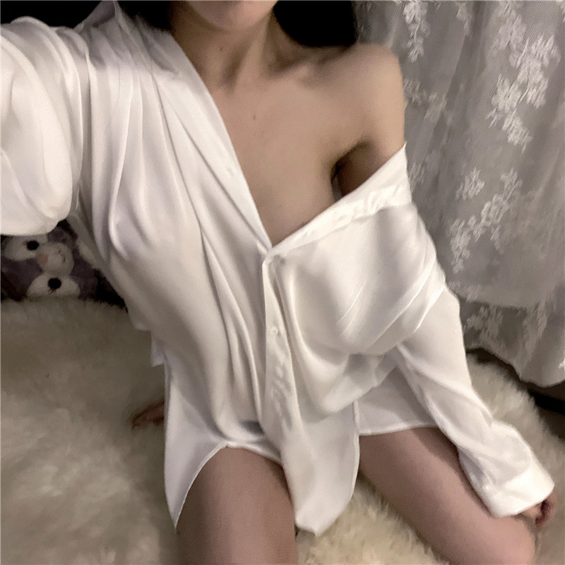 Đầm Ngủ Kiểu Sơ Mi Thiết Kế Ngọt Ngào Thời Trang 2021 Cho Nữ | BigBuy360 - bigbuy360.vn
