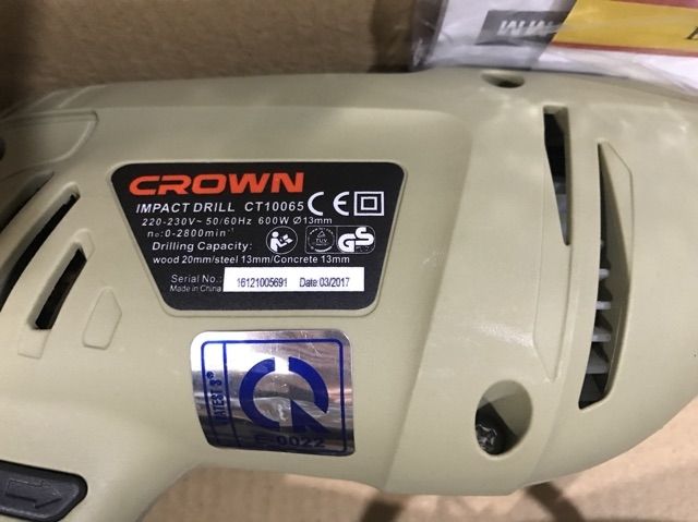 Máy Khoan CROWN CT10065 13mm