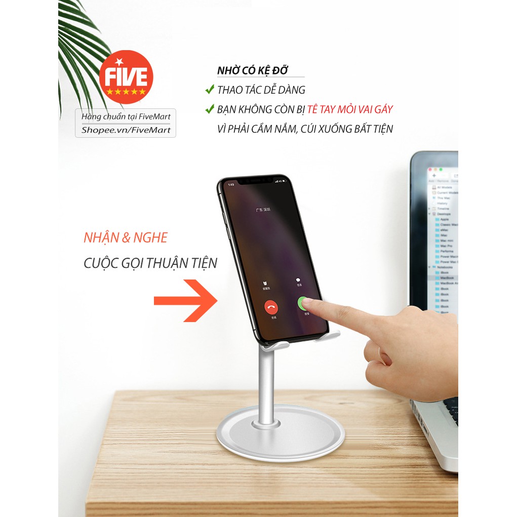 Kệ Để Điện Thoại SmartPhone OneDock D7 Nhỏ Gọn Chắc Chắn Tiện Dụng | BigBuy360 - bigbuy360.vn