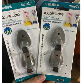 10 vỉ móc dán tường inox 2 cái có thể đóng thêm đinh