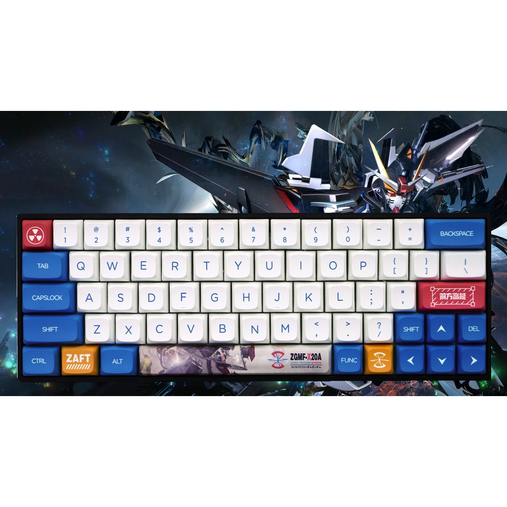 GMK Gundam Keycaps, 139 phím PBT Keycaps XDA Cấu hình DYE-SUB Cá nhân hóa GMK Keycaps cho bàn phím cơ bàn phím cơ Bàn Phím Cơ
