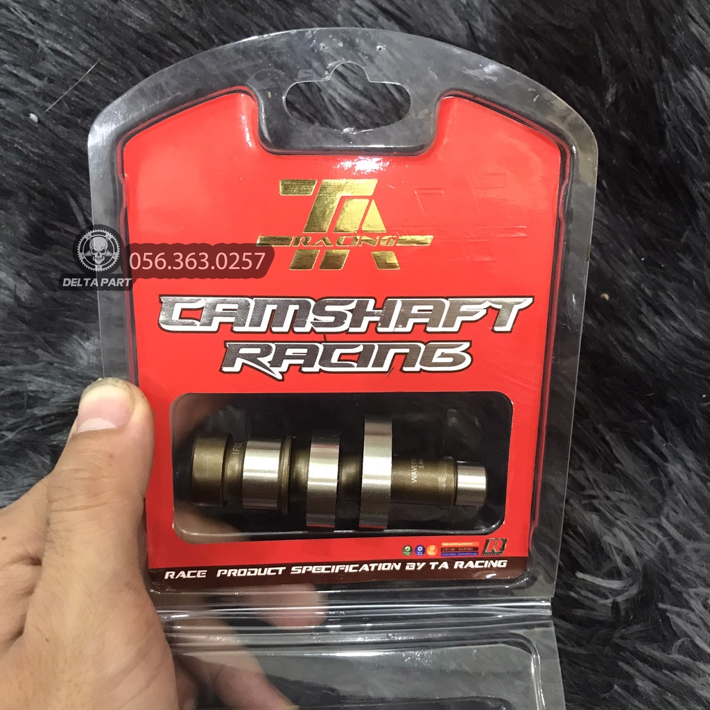 cam TA RACING 5.0 5.4 5.6  wave S110 , RSX 110, blade 110, Dream 110, Wave alpha 110 đời cam 1 lỗ