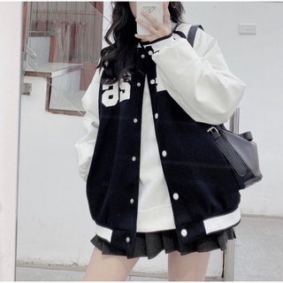 Áo Bomber dạ trần bông E426