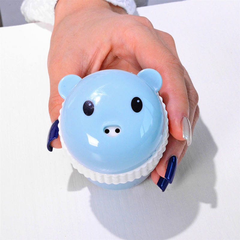 Hộp Đựng Tăm Xỉa Răng Chống Bụi Bằng Nhựa Hình Gấu Hoạt Hình Dễ Thương