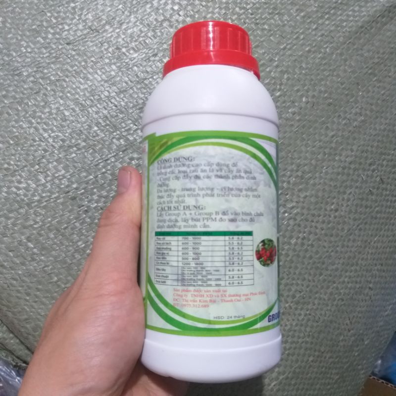 Dung dịch dinh dưỡng thủy canh HydroUmat / HydroLindo  | Thủy Canh Cần Thơ