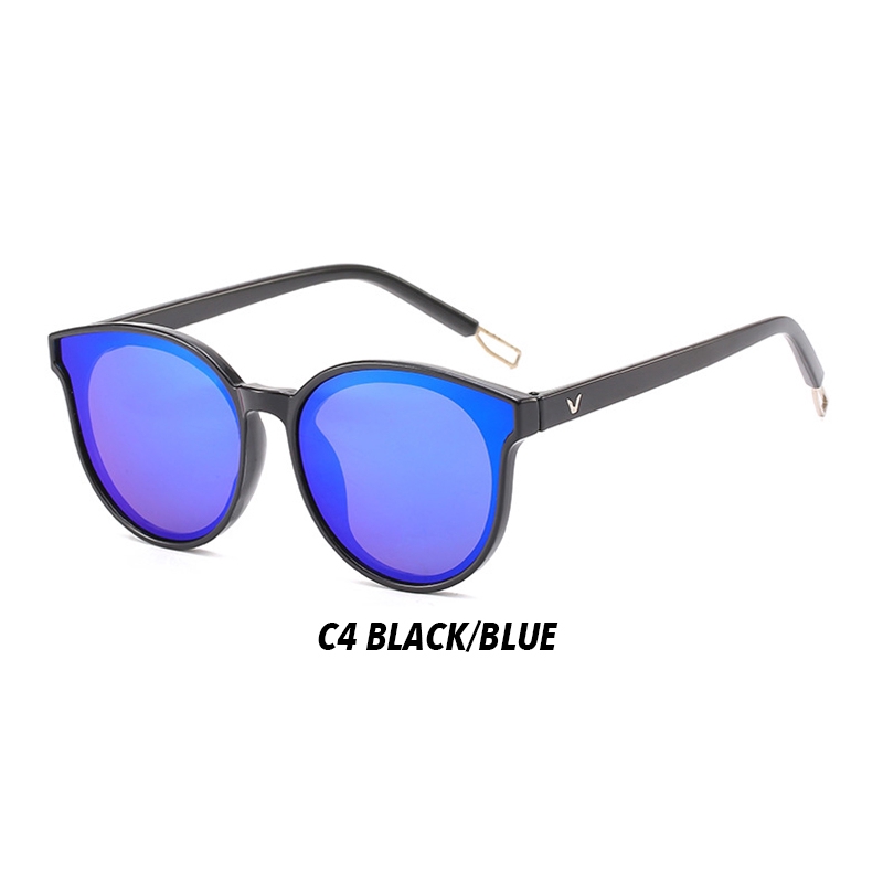 Kính mát gọng mắt mèo tròn phong cách Hàn Quốc thời trang