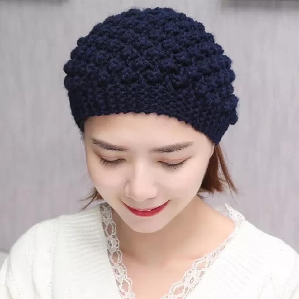 Mũ len nửa đầu - Băng đô turban len cho mùa đông cực cool