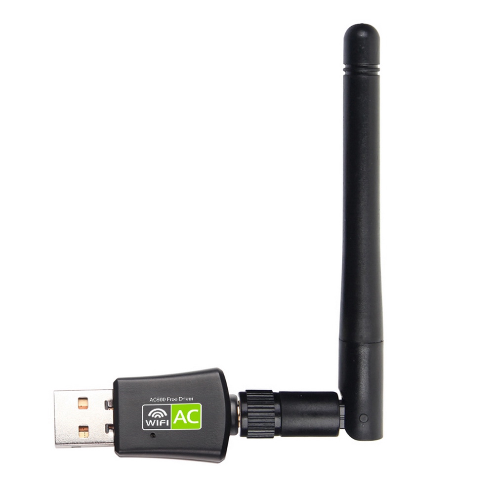 Dongle USB Adapter Network Card Wifi Dual Band 600Mbps 5 / 2.4GHz