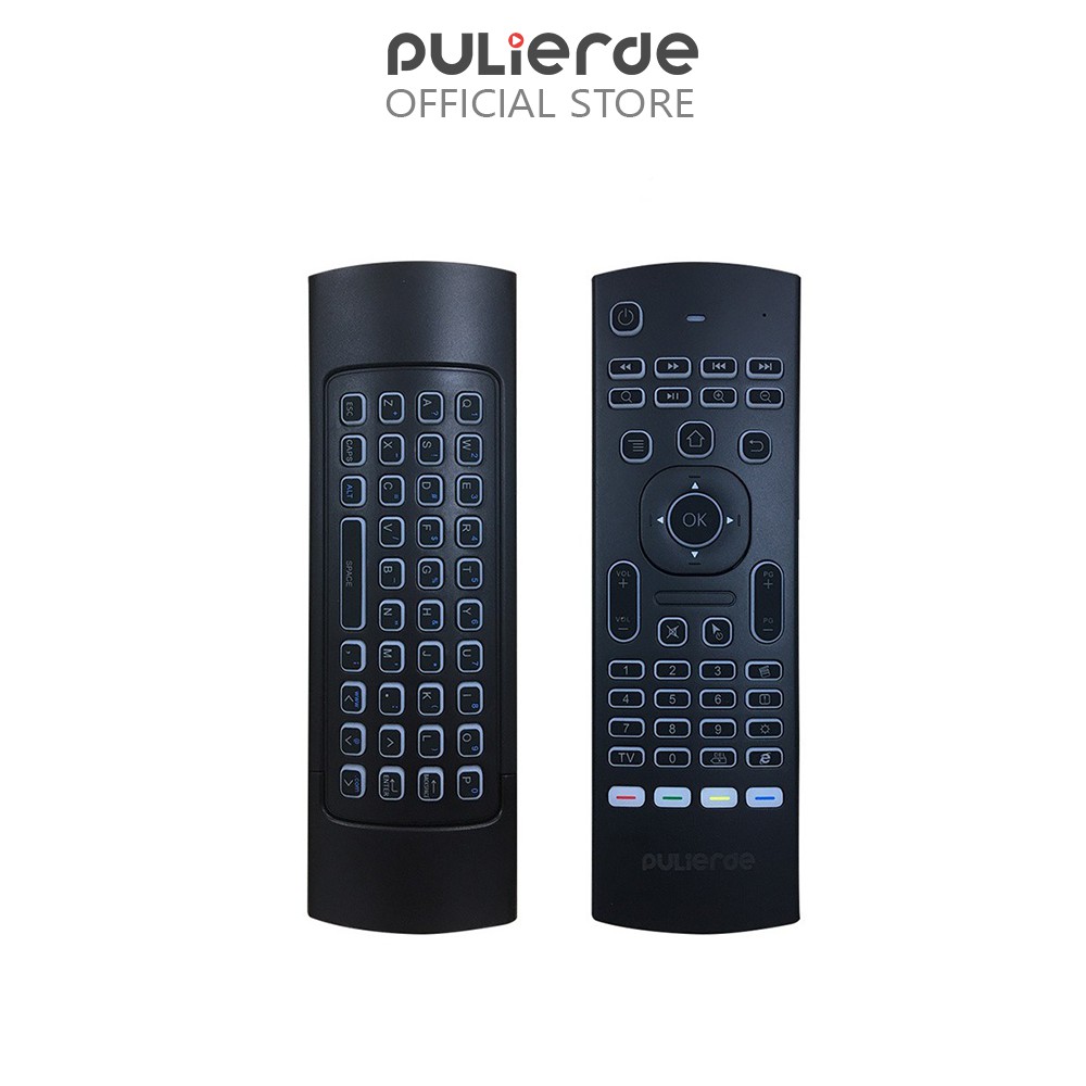Thiết bị điều khiển từ xa không dây Pulierde MX3 2.4G tích hợp chuột và bàn phím không dây cho PC