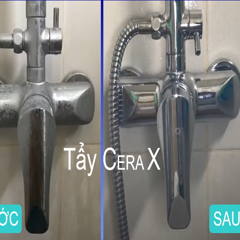 Dung dịch tẩy Sứ bồn cầu - Vòi sen Inox - Gạch men - Cera X 250ML