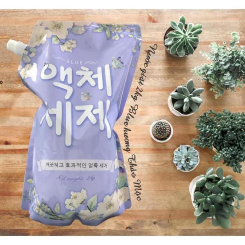 Sản Phẩm Túi Nước Giặt Blue Korea- Hương Thảo Mộc - Chính hãng (2.0kg/Túi)