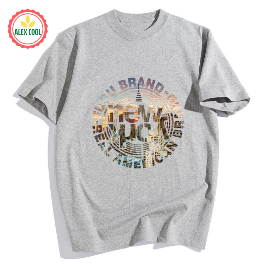 Áo thun nam, áo phông nam tay ngắn cổ tròn newtok chất cotton co giãn 4 chiều alex cool
