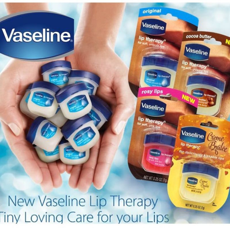 Son Dưỡng Môi Vaseline Lips Therapy 7g/49g sản phẩm đến từ USA