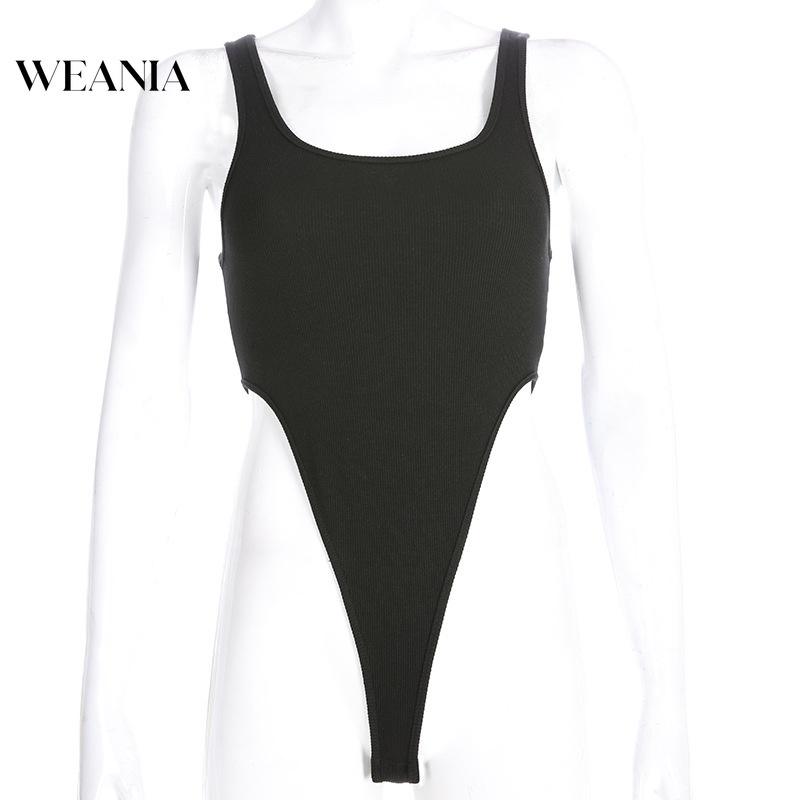Bodysuit Lưng Cao Thiết Kế Khoét Sâu Quyến Rũ