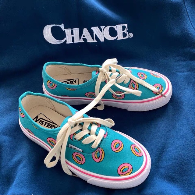 Sneaker dáng vans classic custom bánh donut [ ORDER ]