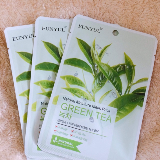 Mặt nạ Trà xanhh Eunyul Natural Moisture