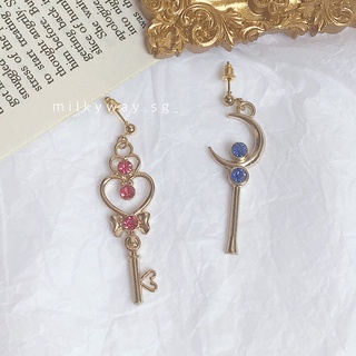 Khuyên tai Sailormoon. Có khuyên kẹp không cần xỏ tai