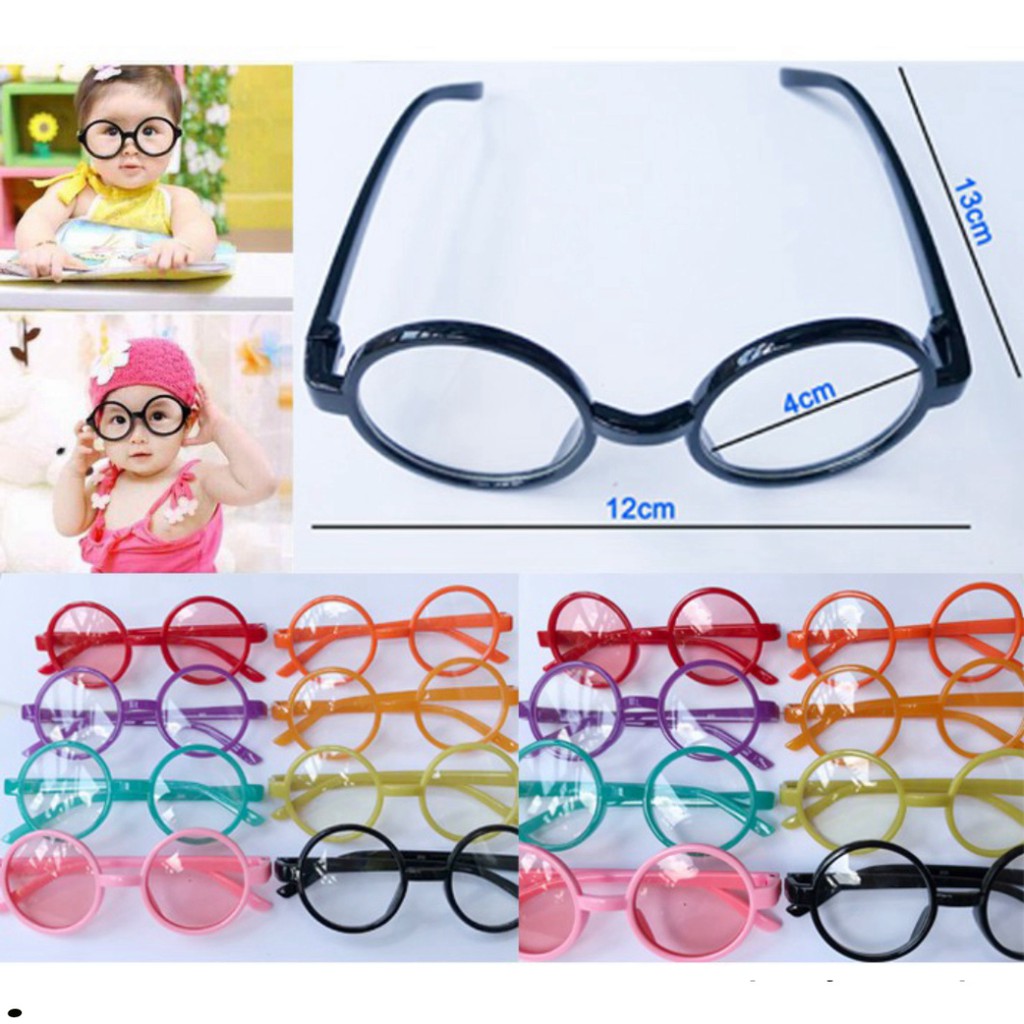 Kính Nobita cho bé – Kính chắn bụi – Kính đeo buổi chiều tối - Gọng kính Nobita chụp hình cho bé