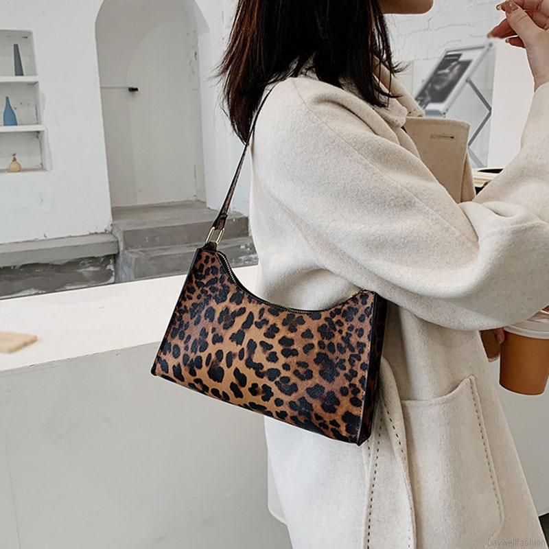 Túi PU đeo vai họa tiết da báo thời trang cho nữ | BigBuy360 - bigbuy360.vn