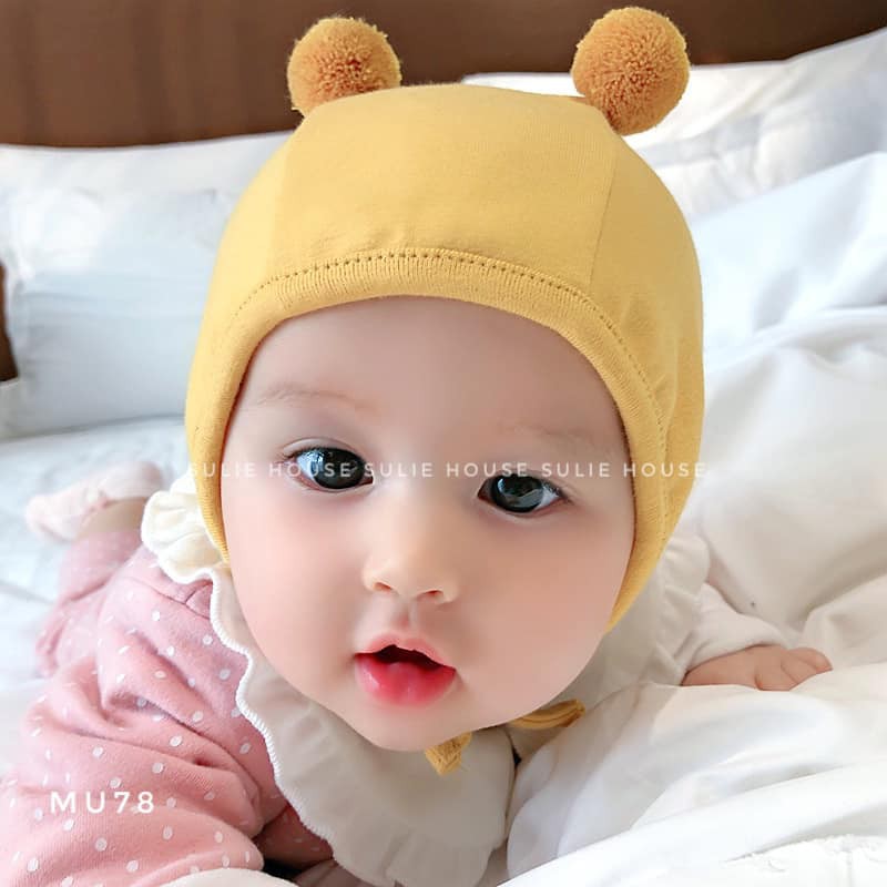 Mũ cục bông cho bé - MU78