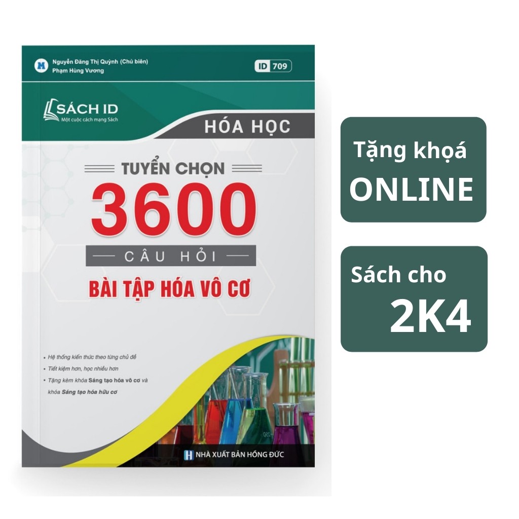 Hóa học 12 - Sách ID Tuyển chọn 3600 bài tập hóa vô cơ