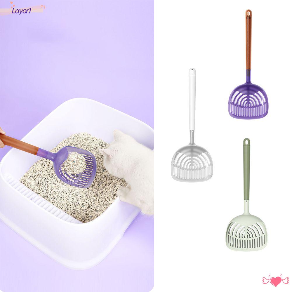 Xẻng Xúc Cát Vệ Sinh Cán Dài Bằng Nhựa Dành Cho Mèo LAYOR1