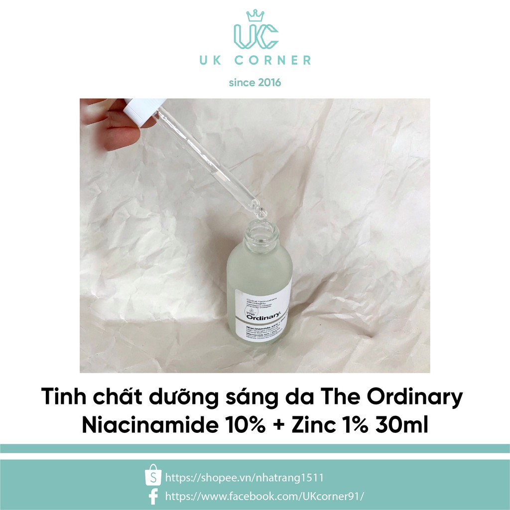[Serum] Tinh chất Niacinamide (Vitamin B3) The Ordinary Niacinamide 10% + Zinc 1% | BigBuy360 - bigbuy360.vn