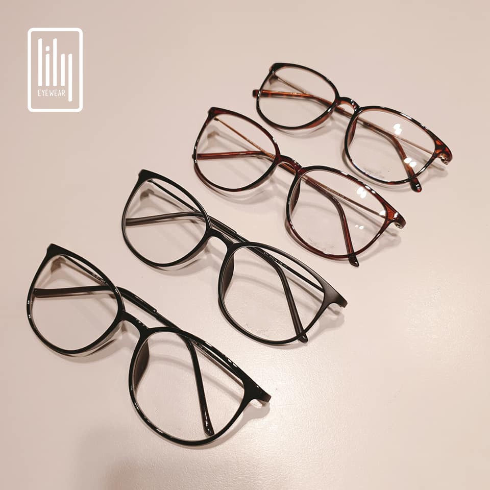[SIÊU RẺ] _Gọng Kính Cận Nhựa Mảnh Càng Kim Loại 872 - Gọng Kính Mắt Lily mã OR19