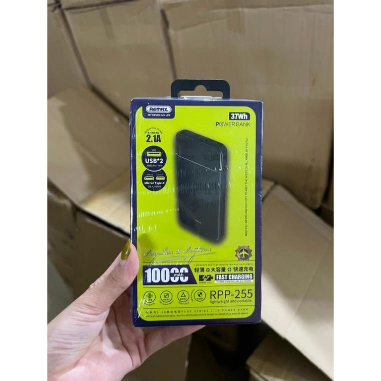 [Xả Kho]  Pin sạc dự phòng 37WH 2.1A 10.000mah chính hãng RM Rpp - 255
