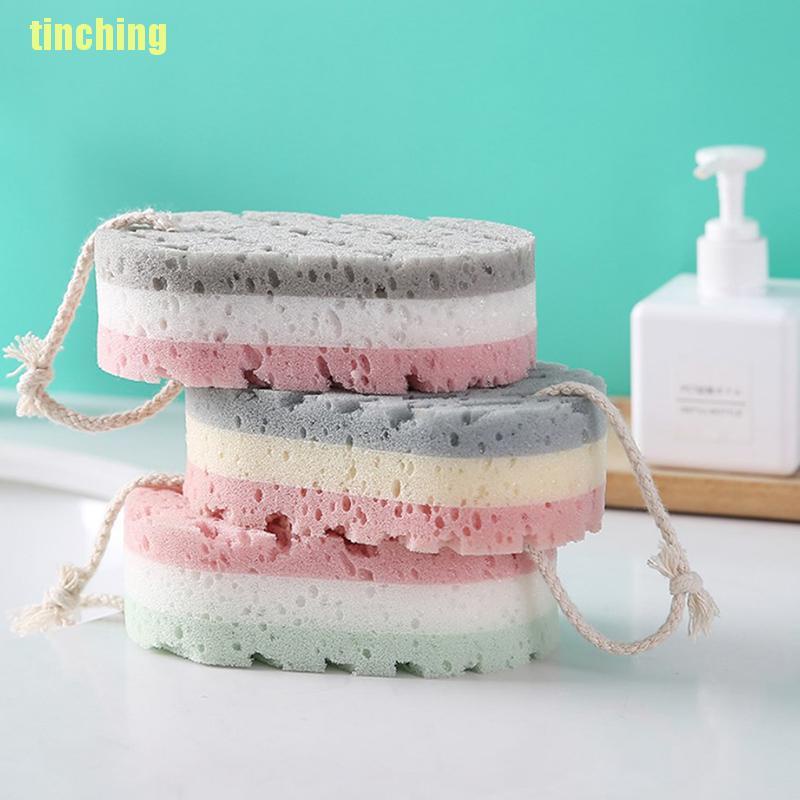(Hàng Mới Về) Cọ Xốp Mềm Tẩy Tế Bào Chết Cho Da Khi Đi Du Lịch