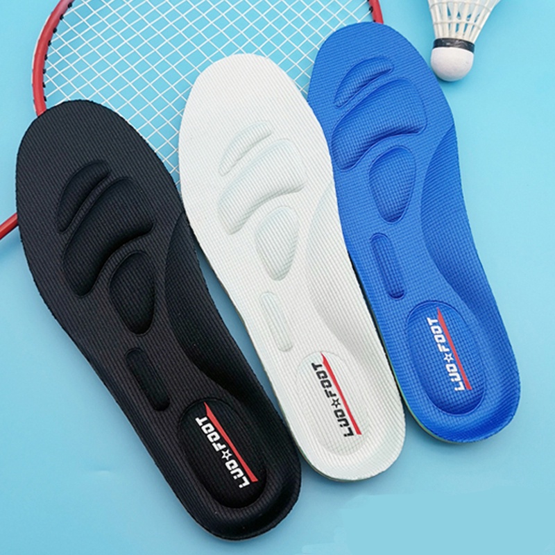 Labor Insurance Shoes Special Insoles Running Basketball Sports Insoles For Men And Women Breathable, Sweat-Absorbent, D