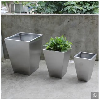 CHẬU CÂY CHẤT LIỆU INOX - ĐỘC - ĐẸP - LẠ