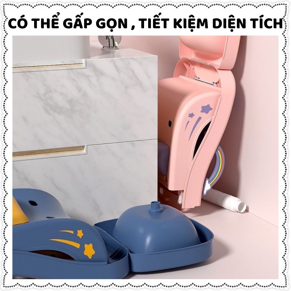 Ghế gội đầu cho bé, giường gội đầu trẻ em gấp gọn tại nhà mau moi nhat 2021