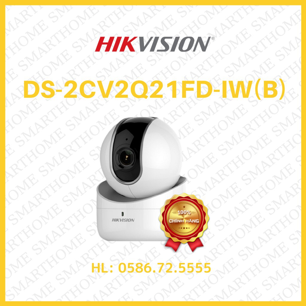 Camera IP Robot hồng ngoại không dây 2.0 Megapixel HIKVISION DS-2CV2Q21FD-IW(B)