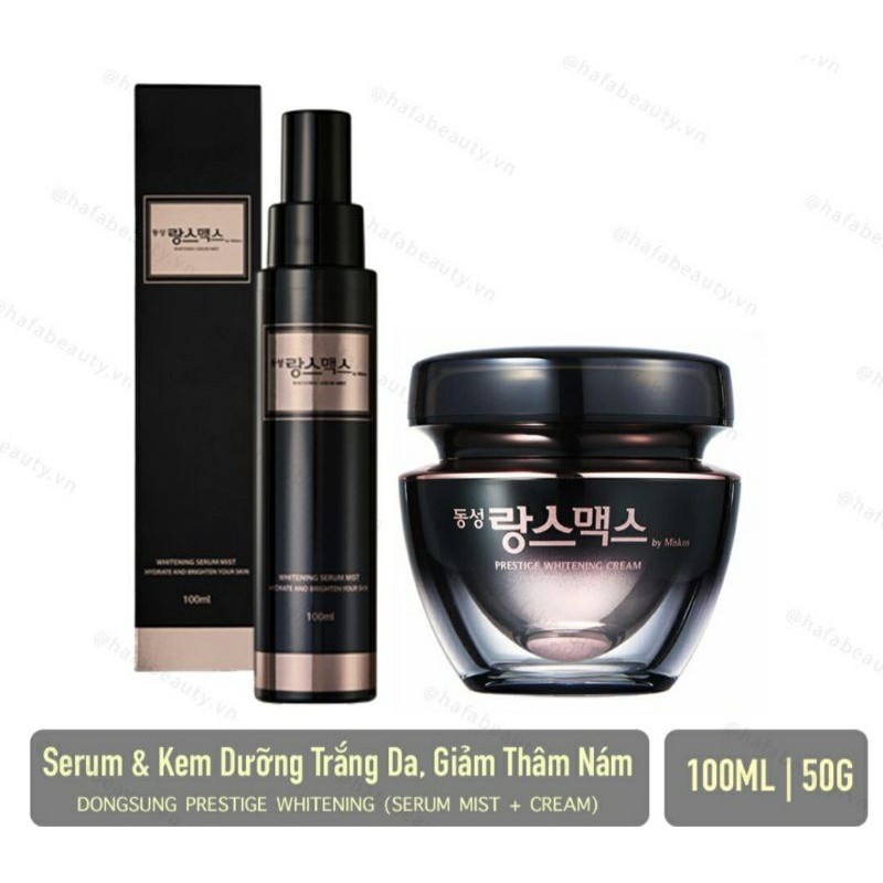 Combo Kem SERUM Dong Sung Rannce mẫu mới 2020