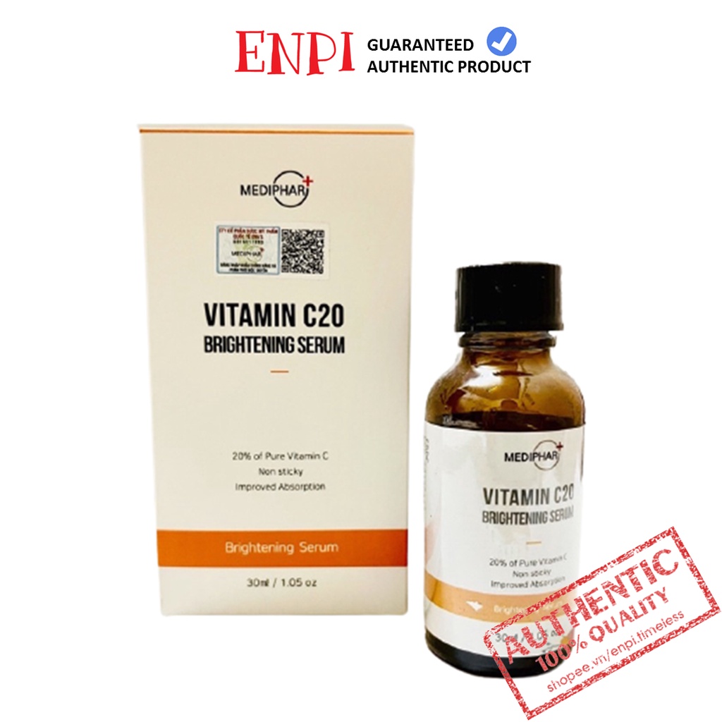 Sáng Da Chống Lão Hóa Mediphar Vitamin C20 Brightening Serum