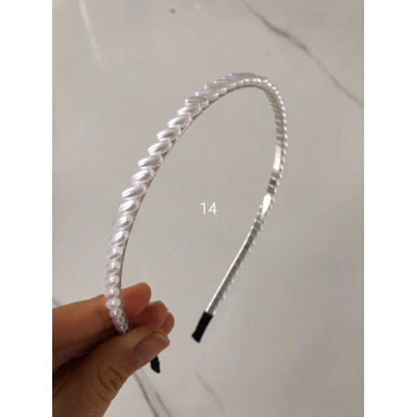 Bờm tóc ngọctrai, cài tóc ngọctrai, phụ kiện thời trang, băng đô tóc, sỉ phụ kiện Khánh Huyền