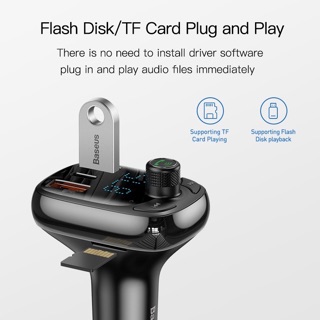 Tẩu sạc Bluetooth Baseus 5A dành cho xe hơi