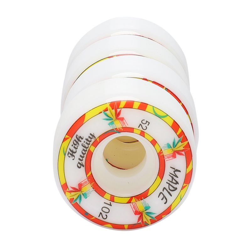 Bộ 4 cái bánh xe ván trượt bằng PU 52x32mm cao cấp
