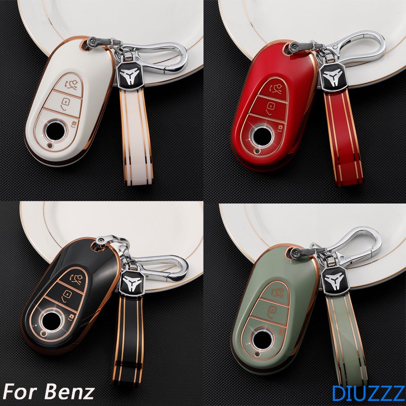Vỏ Bọc Chìa Khóa Điều Khiển Từ Xa Bằng TPU Cho Mercedes Benz C S Class W206 W223 S350 C260 C300 S400 S450 S500