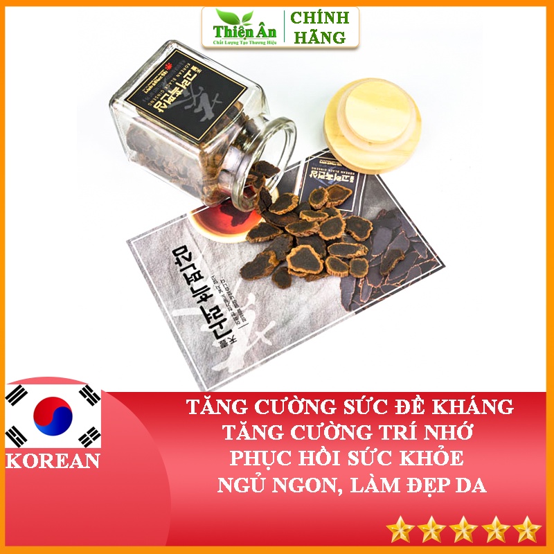Hắc Sâm Củ Khô Thái Lát Daedong Korea Ginseng 75g